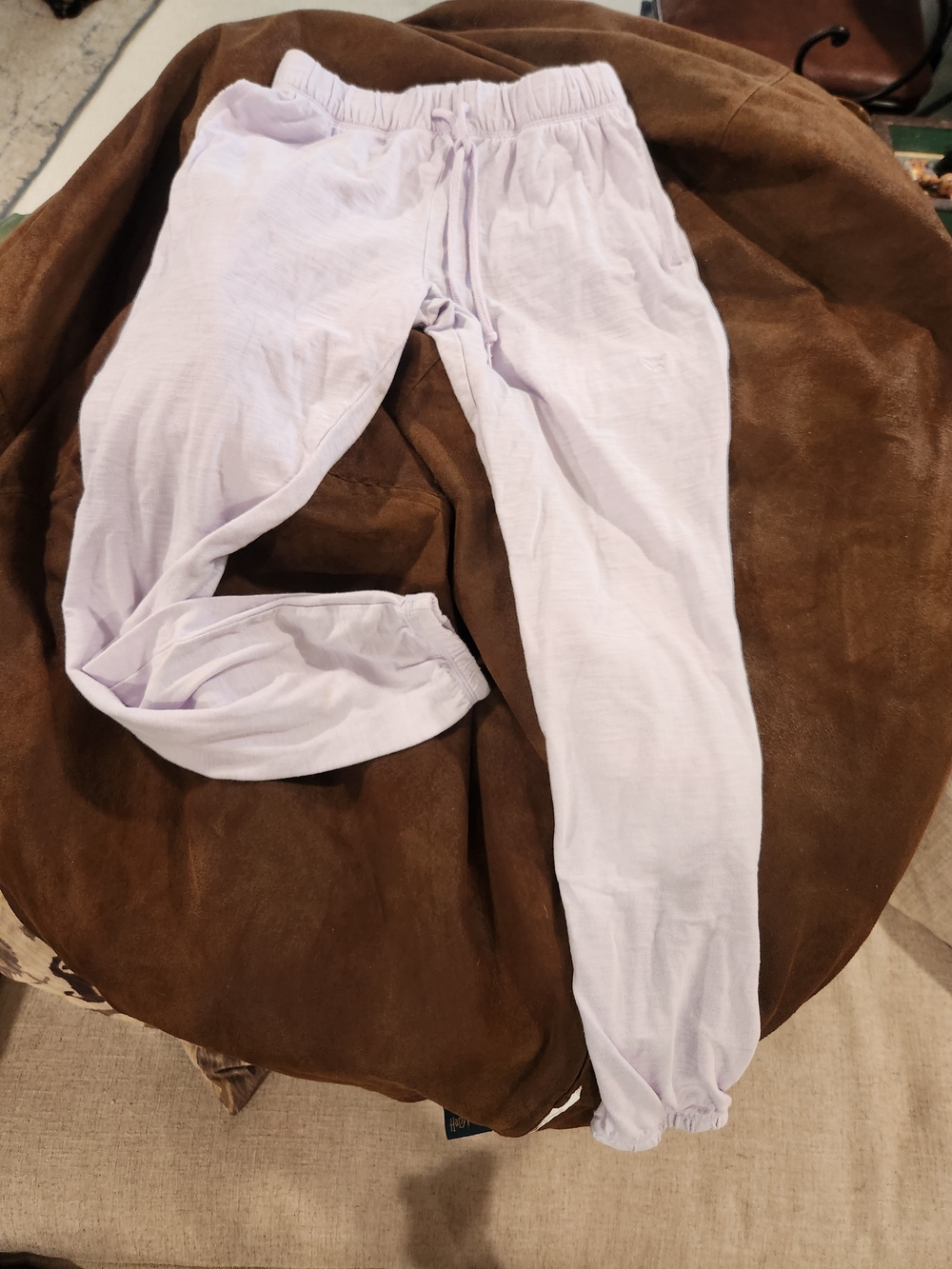 PINK Victoria's Secret Light Lavender Ankle Jogger Pants